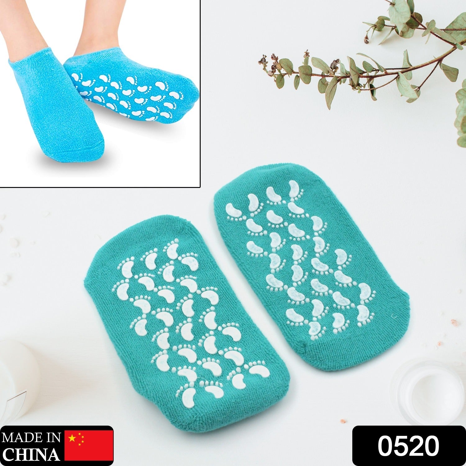 0520 Socks Soft Socks for Repairing and Softening Dry Cracked Feet Skins Comfortable Socks (No Box Packing / Without Gel Socks) 0520 Socks Soft Socks for Repairing and Softening Dry Cracked Feet Skins Comfortable Socks (No Box Packing / Without Gel Socks)